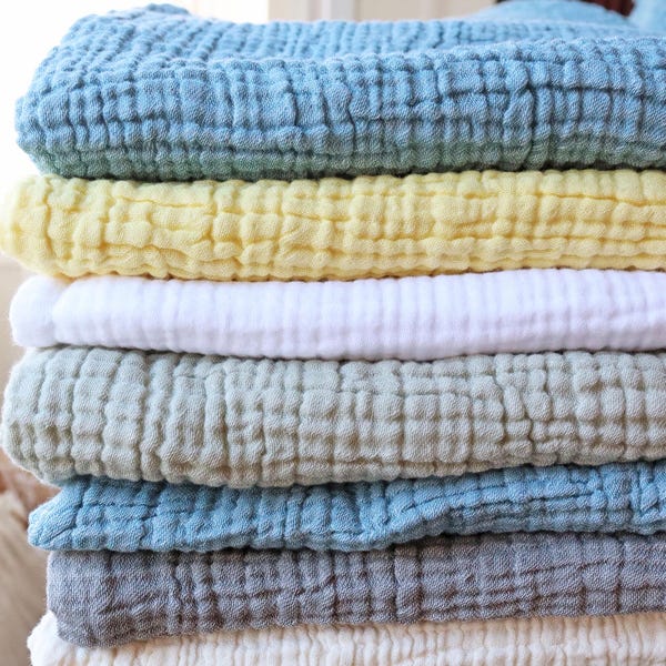 Lightweight Summer Bedspread, Muslin Cotton Throw Blankets, Soft Muslin Bedspreads Queen, Oversize King Coverlet