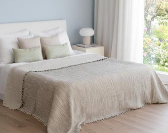 Tagesdecke aus Bio-Baumwolle, leichte Sommerdecke