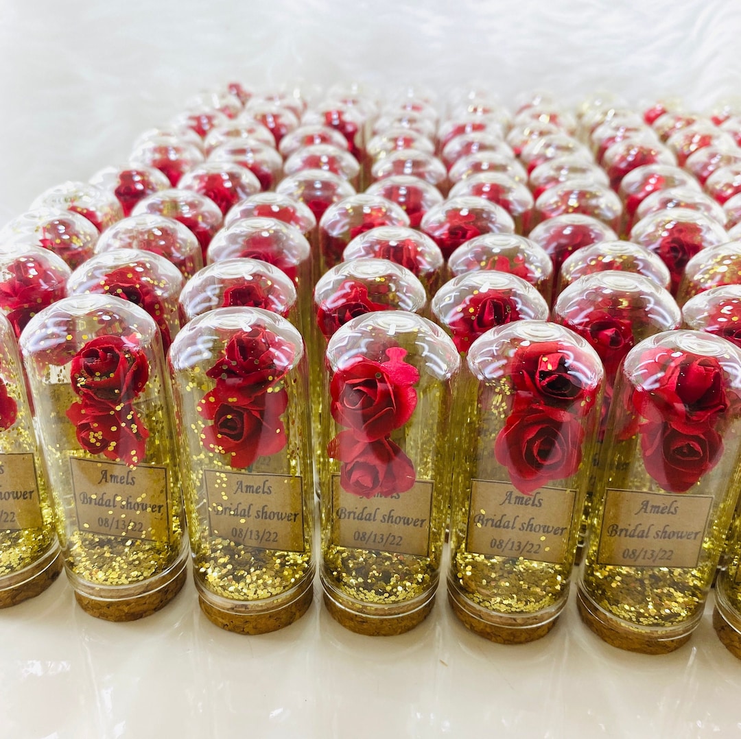 100pcs Personalized Handmade Luxury Wedding Bridal Party Guest Favor in ...