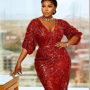 Red lace hotsell dress wedding guest