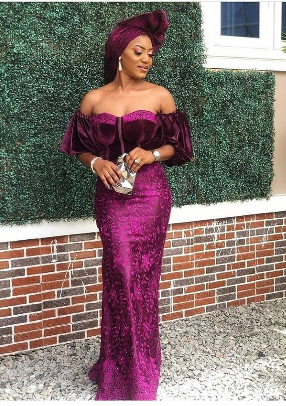 15 Best Lace Gown Styles For Nigerian Wedding » Yours Truly