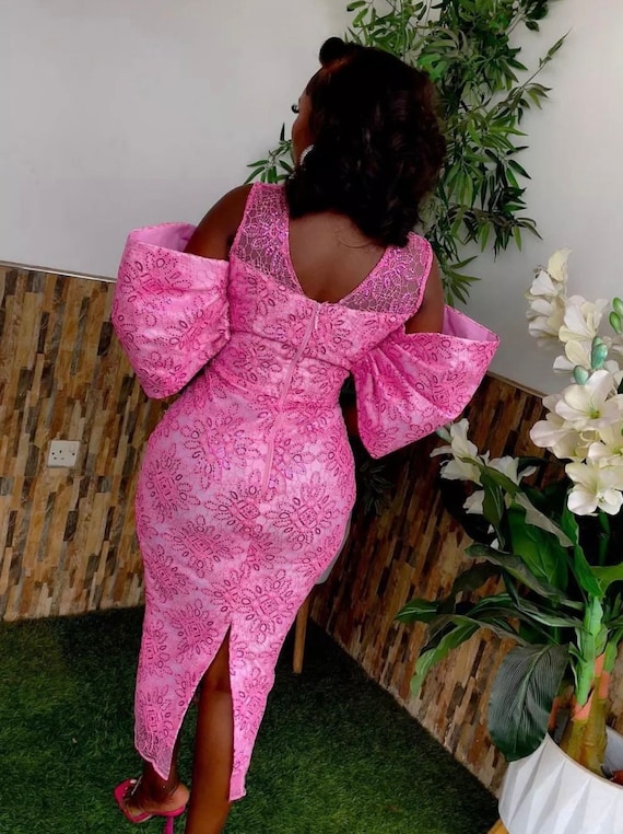 Aso ebi deals short dresses