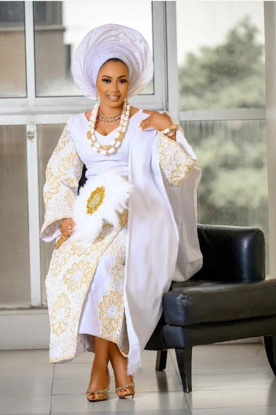 Aso oke hotsell wedding dresses