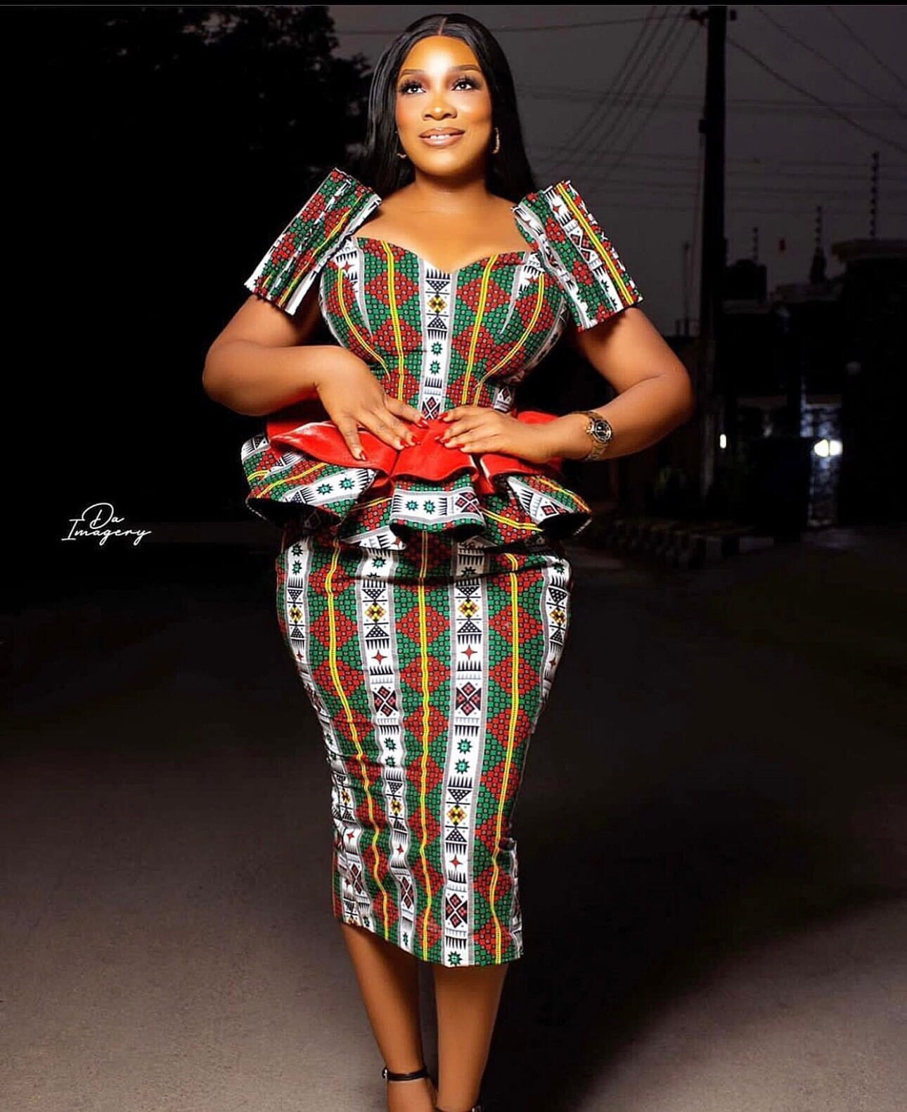Chiffon ankara deals dresses
