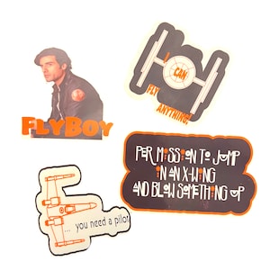 Poe Pilot Stickers/Sticker Pack
