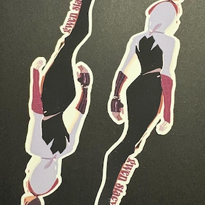 Gwen Stacy Upside Down Sticker/Sticker Pack