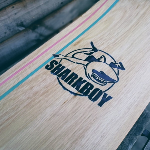 Sharkboy Rocket Bellyboard -  featuring a fibreglass core and concave hull
