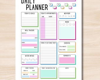 Kids Planner, Responsibility Chart for Kids, Daily Planner, Printable Weekly Chart, Template Responsibility Chart for Teens