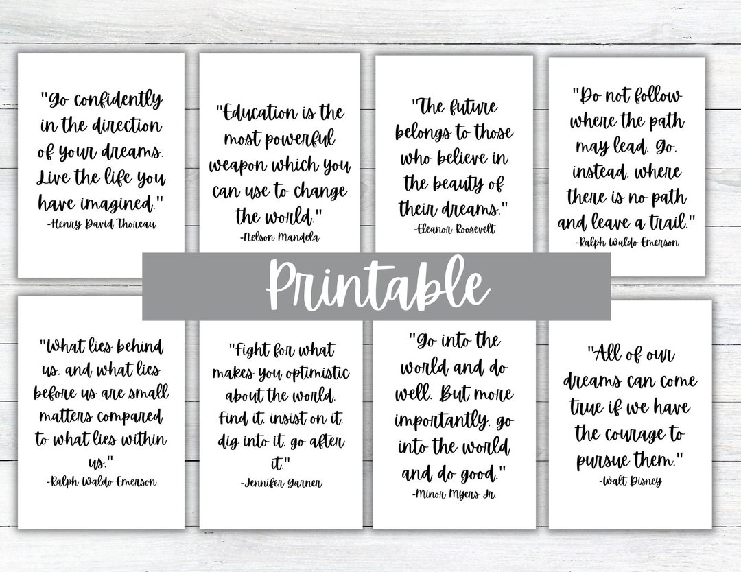 Graduation Quotes, Printable, Graduation Cards, Graduation Decor - Etsy