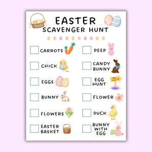 Easter Scavenger Hunt For Kids, Indoor Outdoor Easter Game, Treasure Hunt Clues, Easter Hunt Clues, Easter Egg Hunt, Kids Easter Activities