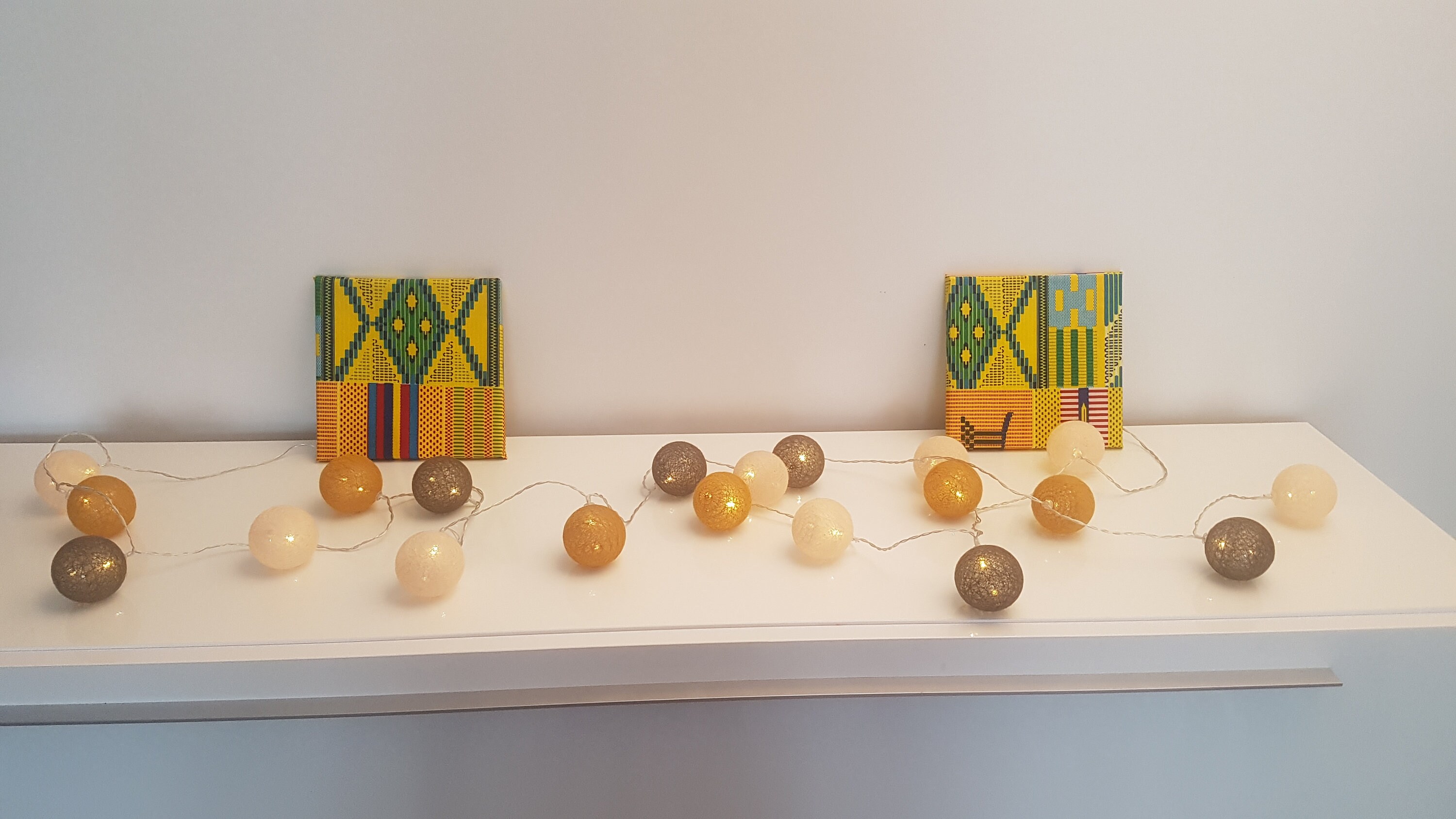 Lot de 2 Tableaux Wax