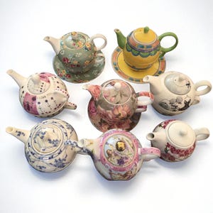 Multiple Tea For One - Teapots - Gallery Tea Pots Collection Teapot Gift Tea Ceremony Vintage Ceramic Tea Sets