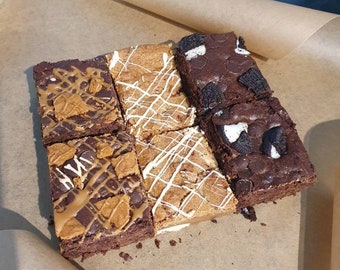 Vegan brownies - various flavours