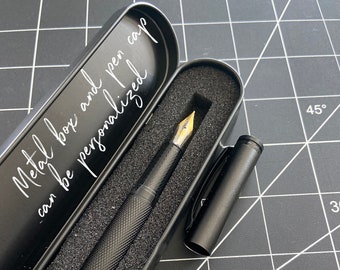 Penna stilografica personalizzata Foresta Nera Opaca