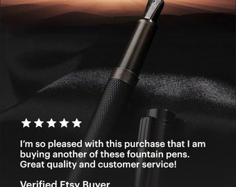 Hero Black Titanium Fountain Pen