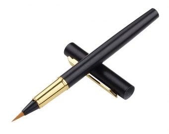 Personalized Calligraphy practice metal pen - Engraved with Your Custom Message