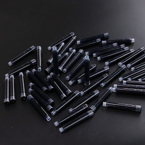 12 HERO 3,4 mm schwarze Tintenpatronen für Füllfederhalter – Nachfüllpackung für HERO und kompatible Modelle – gleichmäßiges Schreiben und schnelles Trocknen