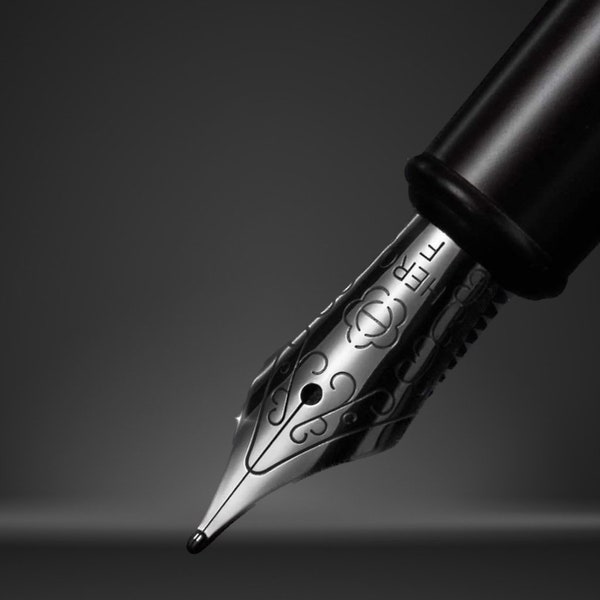 Hero Black Metal Glossy Fountain Pen