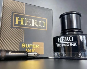 HERO black ink bottle 50ml (1.7oz)