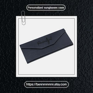 Personalized sunglasses case