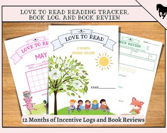 Love to Read Reading Tracker, Book Log, and Book Reviews