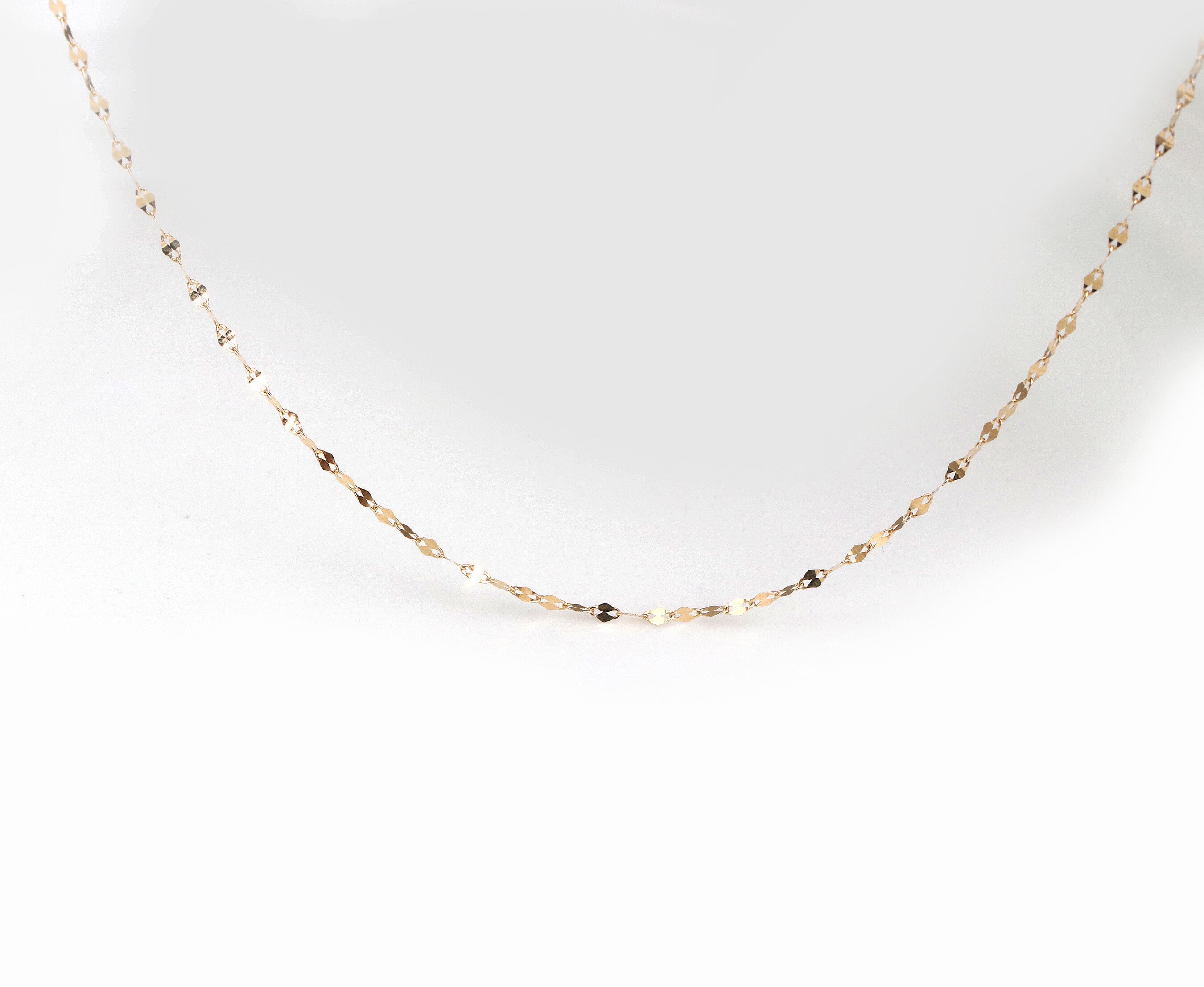 Farah Necklace 18k Gold Necklace Valentine Gift Anniversary Farah Necklace 18k Gold Necklace Valentine Gift Anniversary