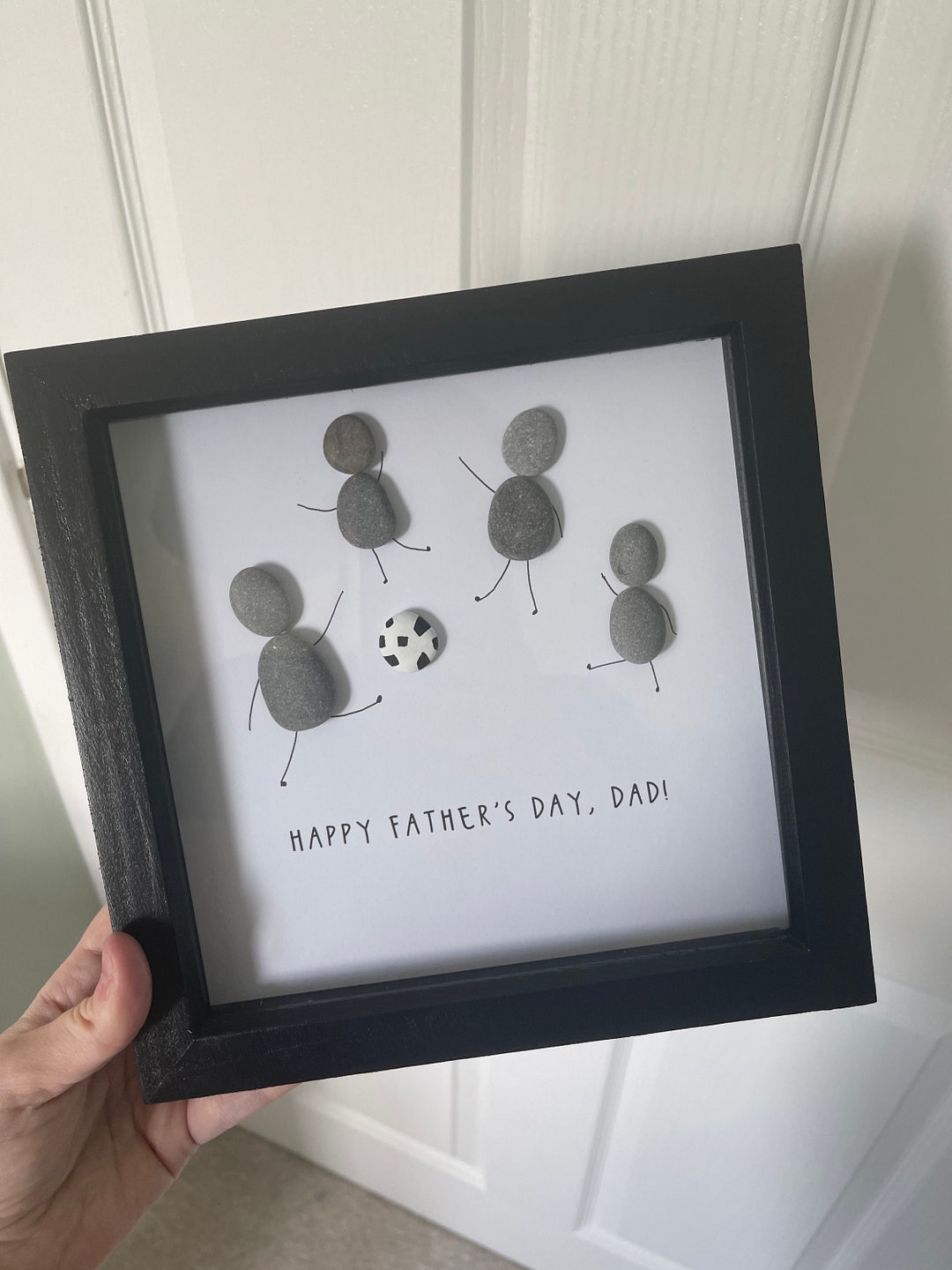 Handmade Pebble Art Frame Dad Pebble Art Frame Gift for Etsy
