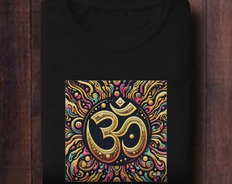 Om T-Shirt: Hindu Meditation Unisex Heavy Cotton Yoga Tee