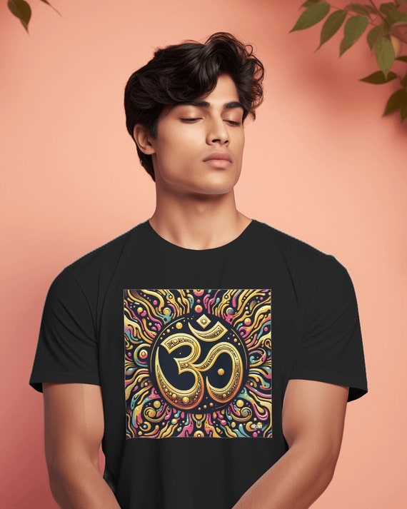 Om Symbol T-Shirt Yoga Lover Men Women Meditation Gift Hindu Om Symbol T-Shirt Yoga Lover Men Women Meditation Gift Hindu