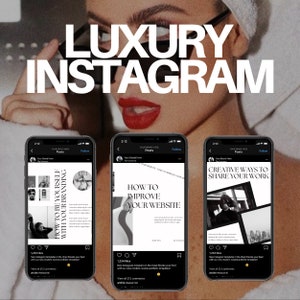 Luxury Instagram Templates, Branding Instagram Templates, Modern Instagram Templates, Designer Instagram Templates, Instagram Template Canva