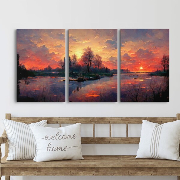 3 Piece Painting Etsy