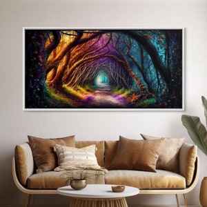 Wall Art Modern Artwork Fantasy Abstract Canvas Painting Colorful Wall  Decor for Living Room Bedroom Dining Room Home Office Decor 30x60 with  Framed