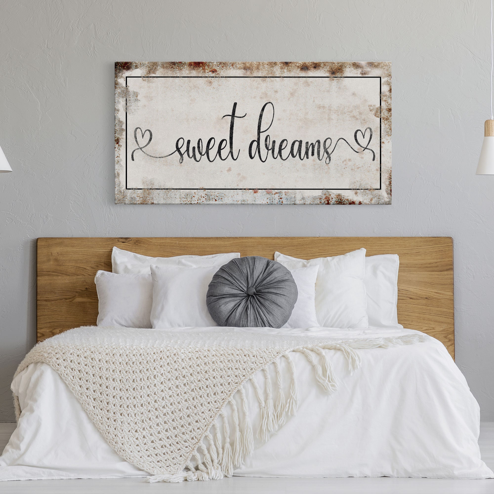 Master Bedroom Sign Sweet Dreams Canvas Sign Bedroom Wall - Etsy