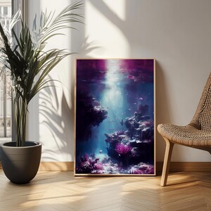 Under The Sea, Coral Reef Art, Framed Canvas Print Bild 20