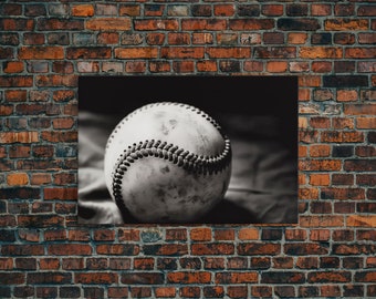 Framed Baseball Print, Black and White Baseball Picture, Sports Wall Decor, Boys Room Wall Decor, Baseball Player Gift, Baseball Nursery Art