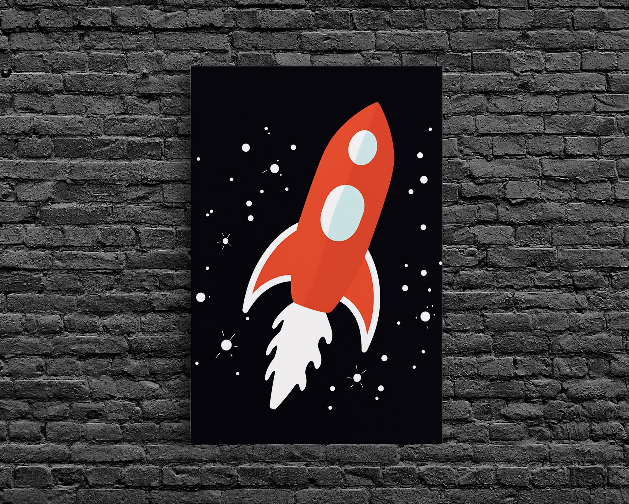 1950s Spaceship Art - Etsy