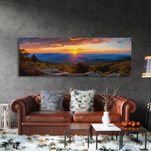Panoramic Print of Shenandoah National Park Extra Large Wall Art, Panoramic Wall Art, Panoramic Landscape Print, Landscape Photography
