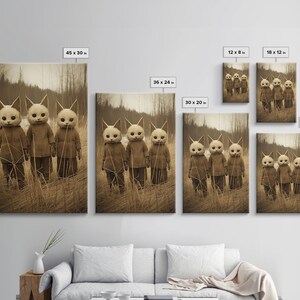 Horror Home Decor Creepy Wall Decor Dark Art Print Black - Etsy