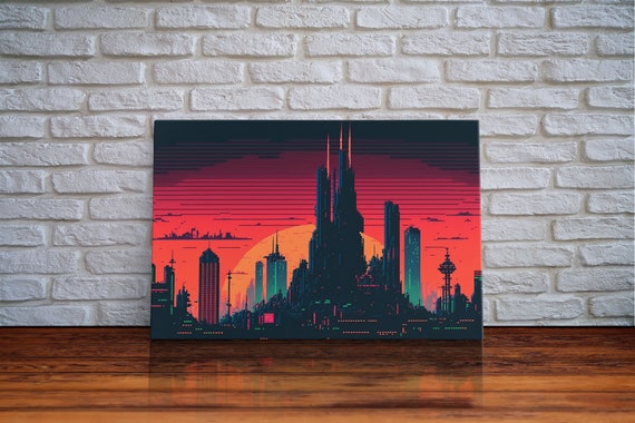 Premium Photo  Cyberpunk cityscape futurist illustration