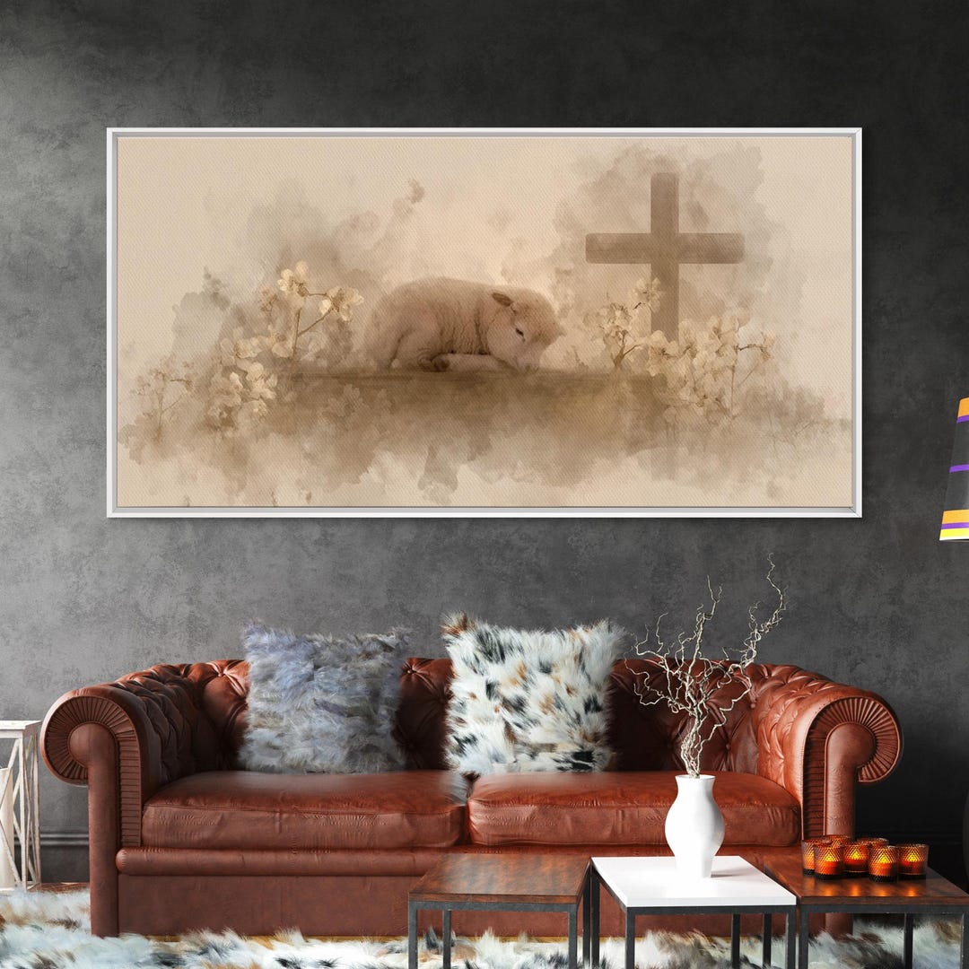 Graceful Rest - Framed Canvas Print - Christian Art Canvas - Christian ...