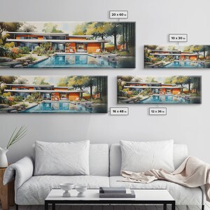 Tableau Décoratif Sur Toile - Panorama D'architecture Urbaine - Style Moderne Sans Cadre - Neuf