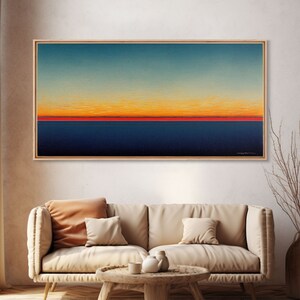 Illustration of Textured Apartment Sunset Wall Art