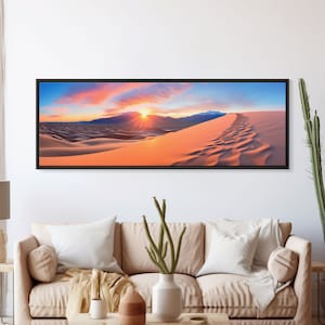 Panoramic of Great Sand Dunes National Park, Extra Large Wall Art, Panoramic Wall Art, Panoramic Landscape Print, Landscape Photography