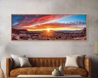 Panoramic of Capitol Reef National Park, Extra Large Wall Art, Panoramic Wall Art, Panoramic Print, Landscape Photography, Landscape Print