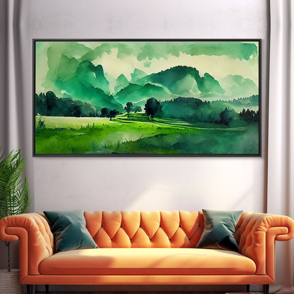 Emerald Green Wall Art Etsy