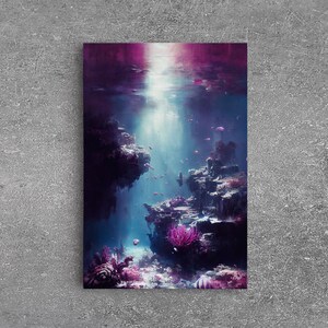 Under The Sea, Coral Reef Art, Framed Canvas Print Bild 17
