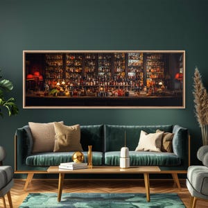 Bar Cart Decor, Framed Wall Art, Vintage Liquor Cabinet Photography Print, Bar Decor, Home Bar Decor, Western Art, Modern Bar Decor image 13