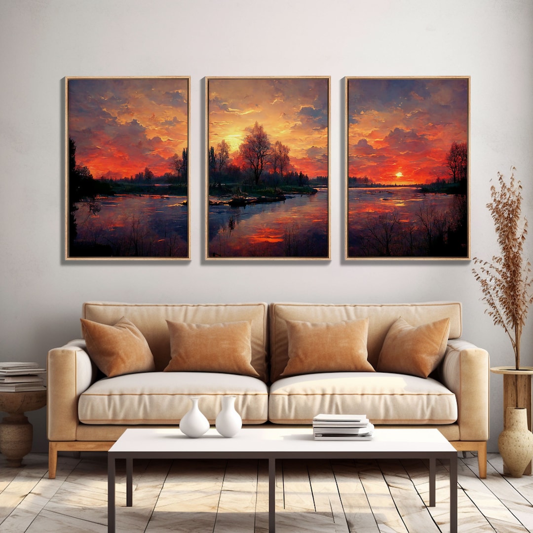 Textured Sunset Art Prints - Redbubble