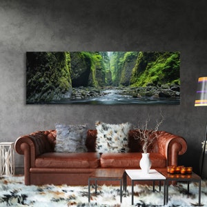 Panoramic Print of Oneonta Gorge Columbia River Extra Large Wall Art, Panoramic Wall Art, Panoramic Landscape Print, Landscape Photography
