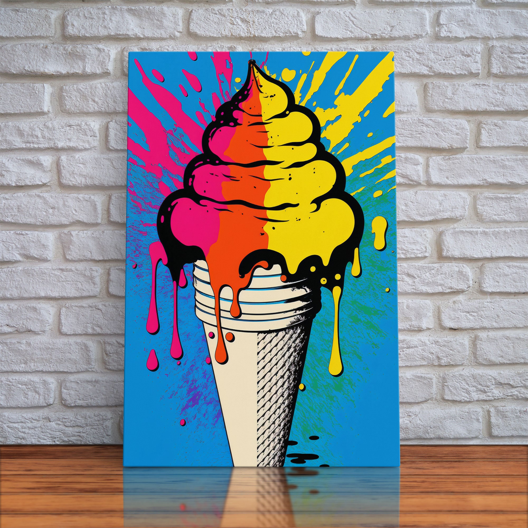 Original Painting - Ice Scream - Artist.CrystalG's Ko-fi Shop - Ko-fi ❤️  Where creators get support from fans through donations, memberships, shop  sales and more! The original 'Buy Me a Coffee' Page.